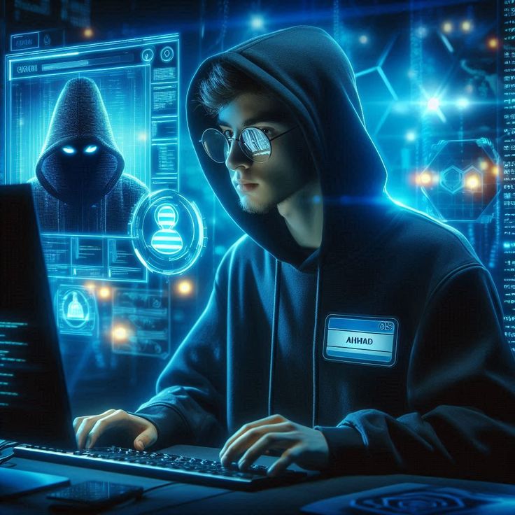 Cybersecurity illustration